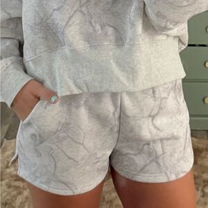Gray Camo Lounge Shorts